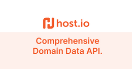 IPinfo launches Host.io, a comprehensive domain data API