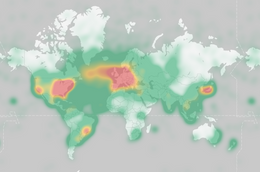 Where most IPs are located around the world